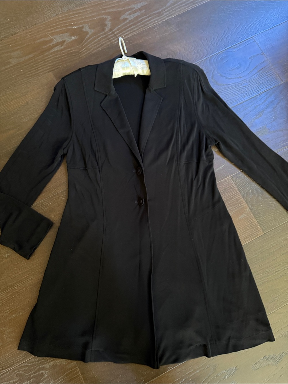 CAbi Black Longline Tailored Blazer